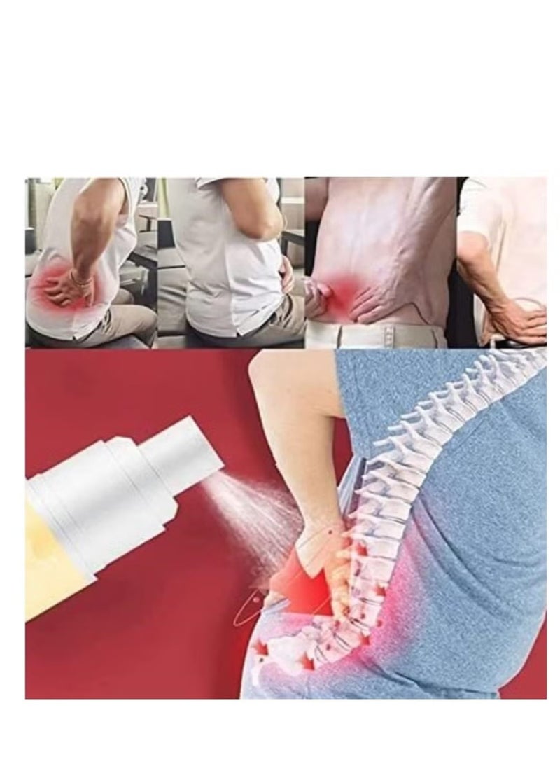 أبغار 2 قطعة بخاخ جل بارد للعمود الفقري القطني ، بخاخ جل ضغط بارد لتخفيف آلام الركبة ، منتجات تخفيف آلام الظهر ، بخاخ تخفيف آلام المفاصل العشبية الطبيعية 30 مل * 2 - Image 2