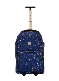 Wires 3 Piece Kids School Trolley Bag laptop compartment 2 Wheels With Lunch bag & Pencil Case  - Image 2