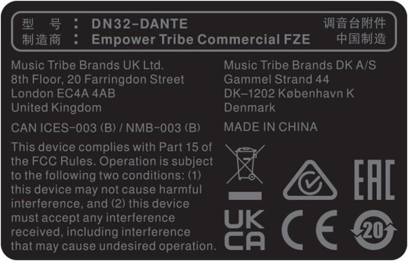 KLARKTEKNIK بطاقة توسيع كلارك تيكنيك DN32-Dante - Image 5