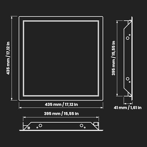 Repa Market 16 x 16 Inch Access Panel for Drywall White Galvanized Steel Wall Hole CoverAccess Door Panel with Click Function HeavyDuty Service Hatch for Plumbing Electrical HVAC Access Door - Image 3