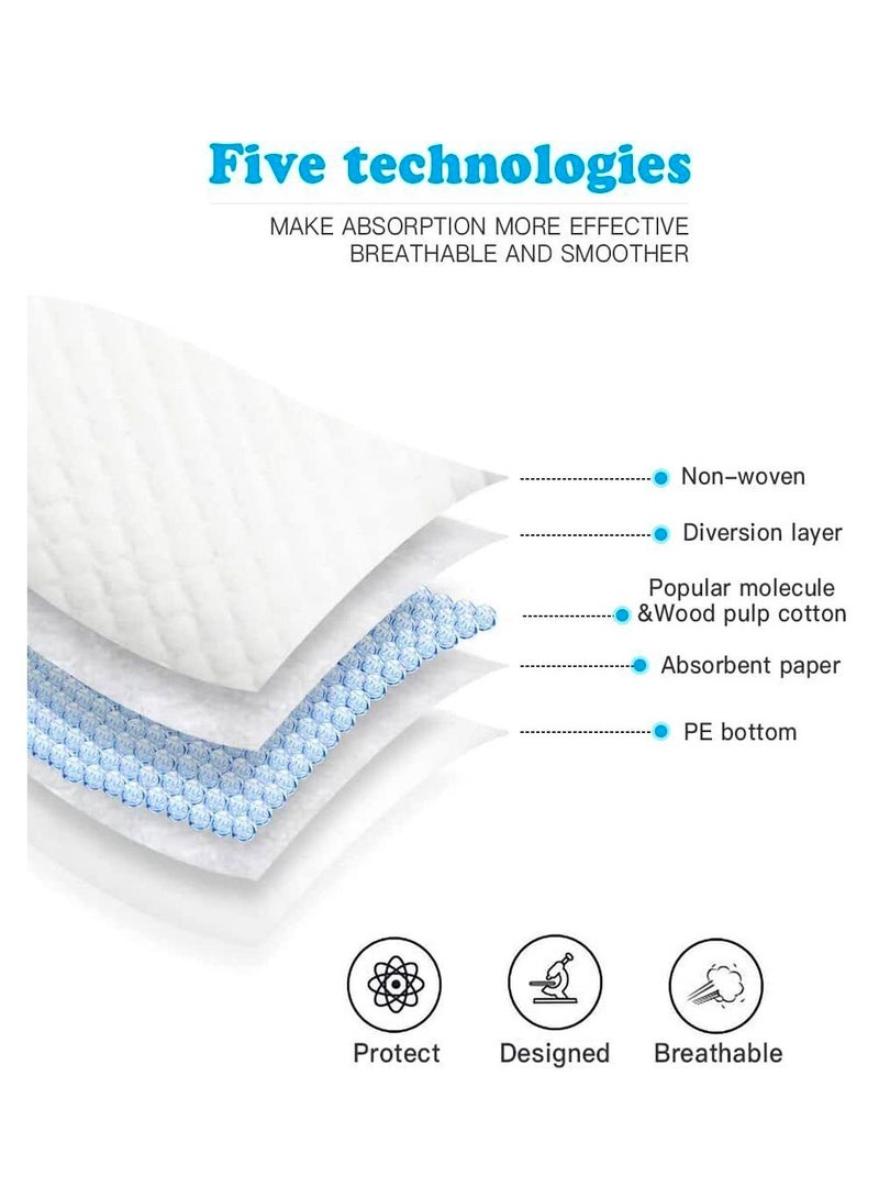 Generic 150 Pack 90x60 CM White UnderPads, Disposable Incontinence Bed Pads, Waterproof Diaper Changing Pad  - Image 2