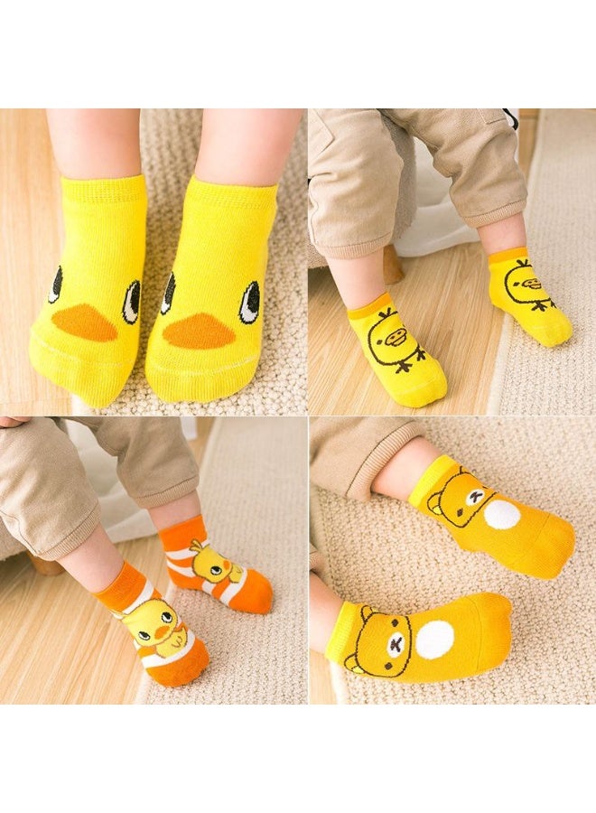 5pcs Baby From 0 to 2 Years Socks Newborn Relax Bear Socks Boys Girls Outdoor Accessory Children Socks - Image 2