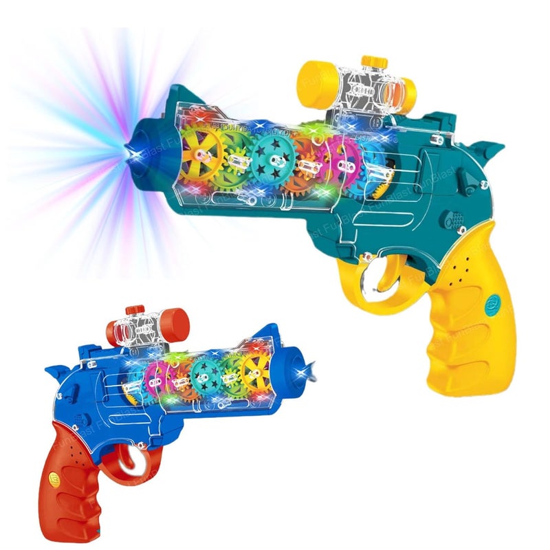 FunBlast Gun Toys for Kids – Flash Gun Toy for Kids, Pretend Play Toys for Kid, Electric Gun Toy with Light & Sound Kid, Concept Gear Toy Gun with Flashing LED Lights & Sounds – Random Color - Image 1