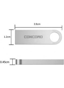 CONCORD 4gb Metal Pocket 2.0 Flash Memory  - Image 2