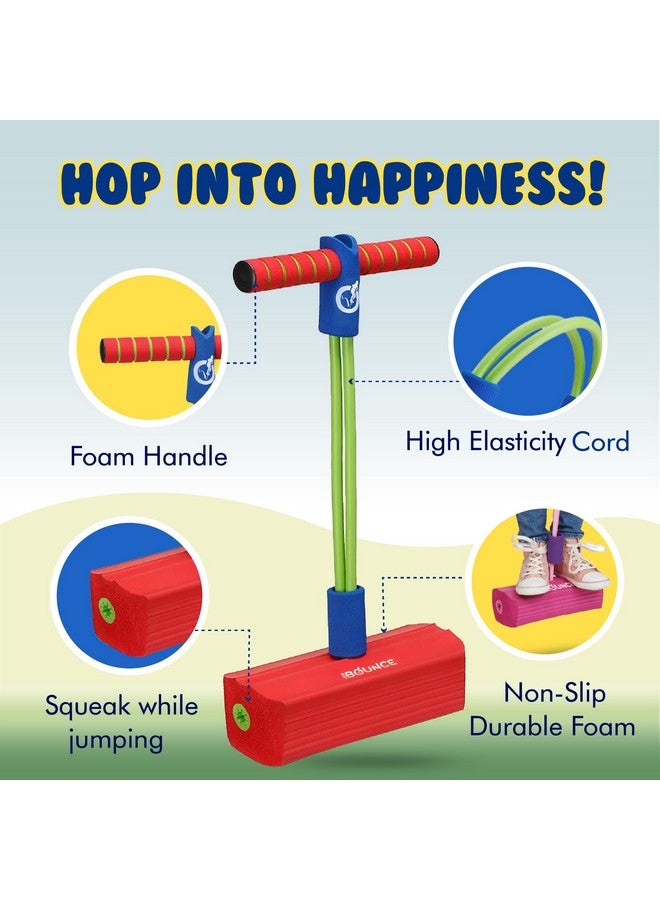 New Bounce Pogo Stick for Toddlers - Foam Jumper for Age 3,4,5,6,7,8 - Outdoor Jumping Toys - Birthday Gift for Toddler Girls and Boys - Image 2