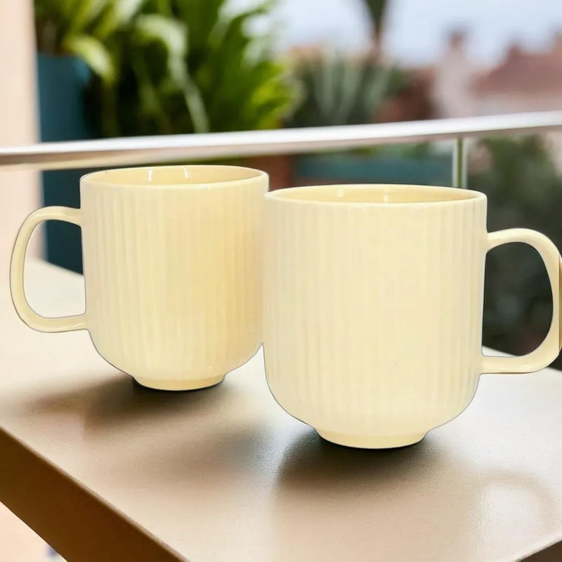 Kittens KITTENS Line Pattern Large Coffee Mug 300 ml Set of 2  - Image 1