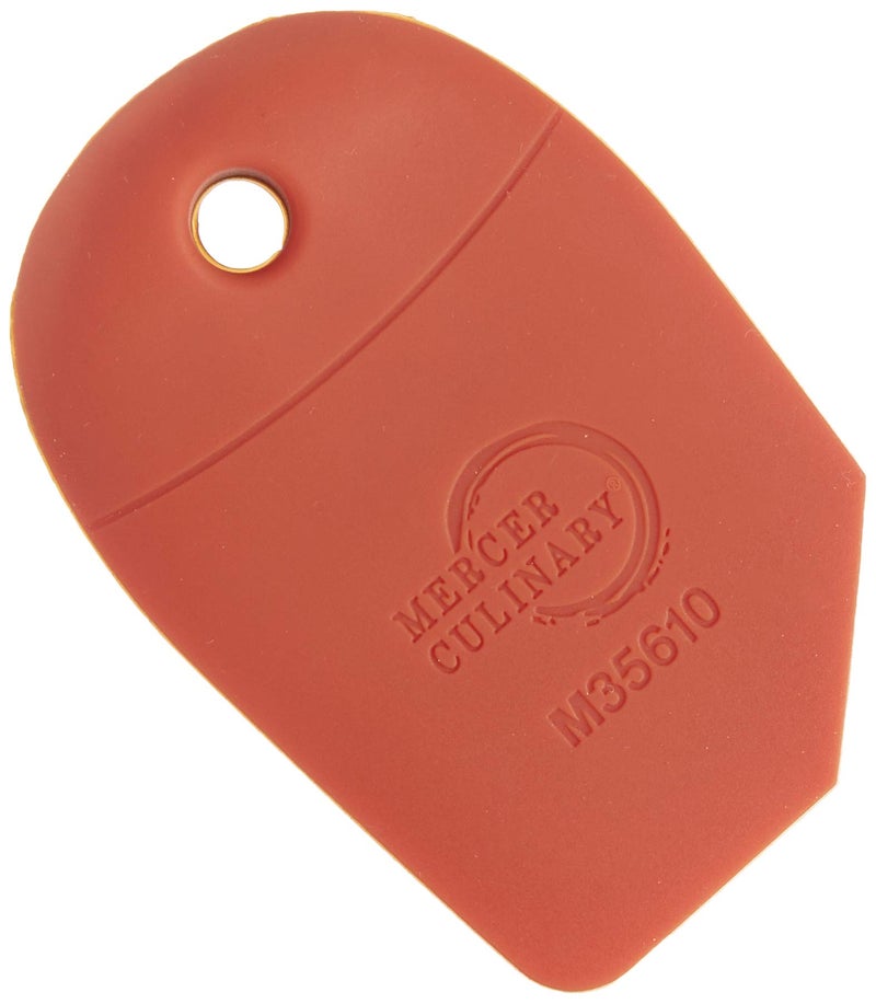 Mercer Culinary Silicone 45 Degree Angle Plating Wedge Red Large