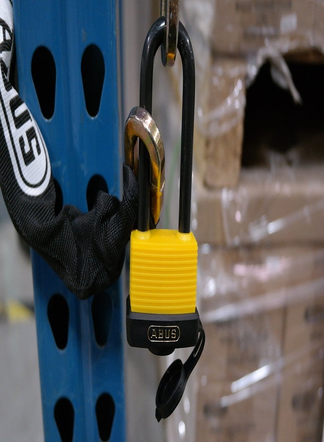 أباس قفل ABUS 70/45HB63 مقاوم للعوامل الجوية مزود بمفتاحين للاستخدام الخارجي والتخزين والبحرية، بعرض 1.93 بوصة (49 مم)، وسلسلة طويلة - Image 3