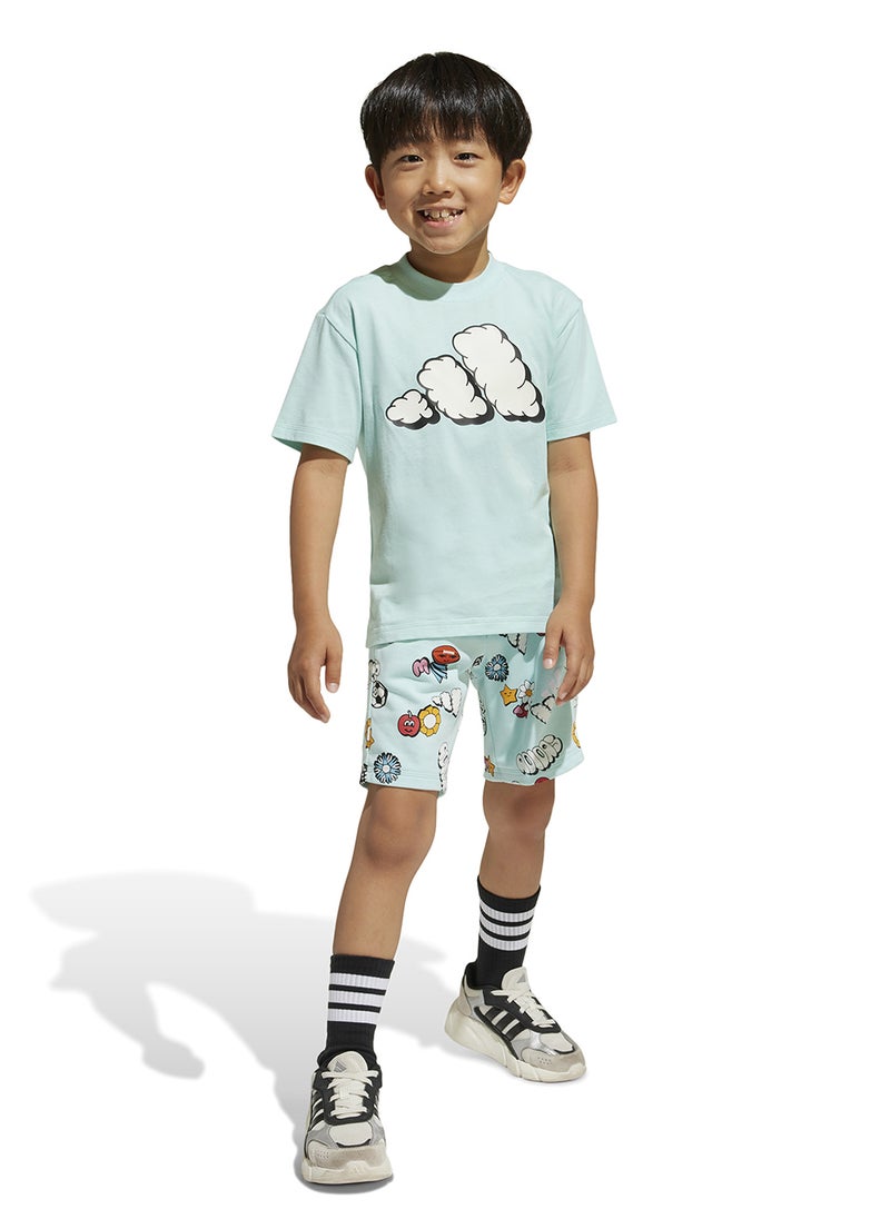 Adidas Kids All-Over Print Set  - Image 1