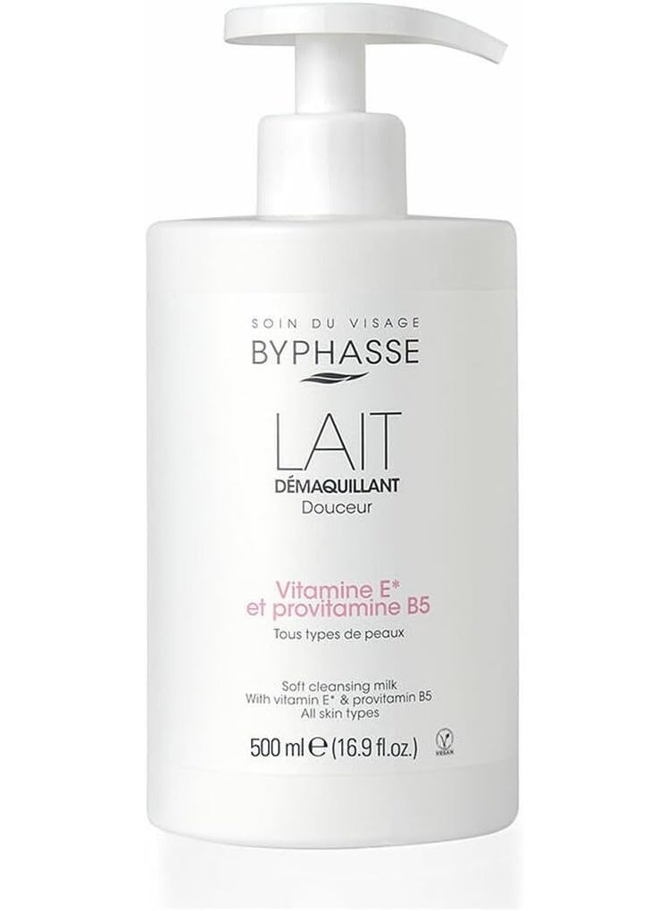 Byphasse Facial Makeup Milk Vitamin E 500ml