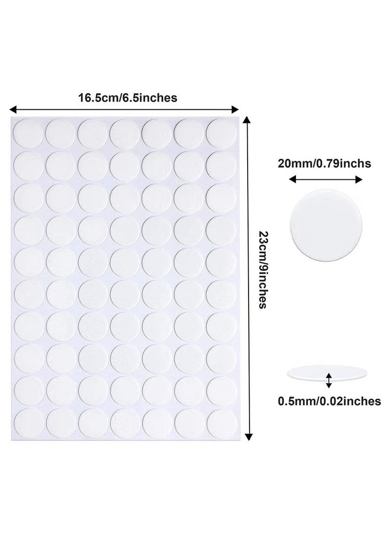 RTYY 560 Pieces Double Sided Sticky Dots Stickers Removable Round Putty Clear Sticky Tack No Trace Super Sticky Putty Waterproof Small Stickers For Festival Decoration  - Image 2
