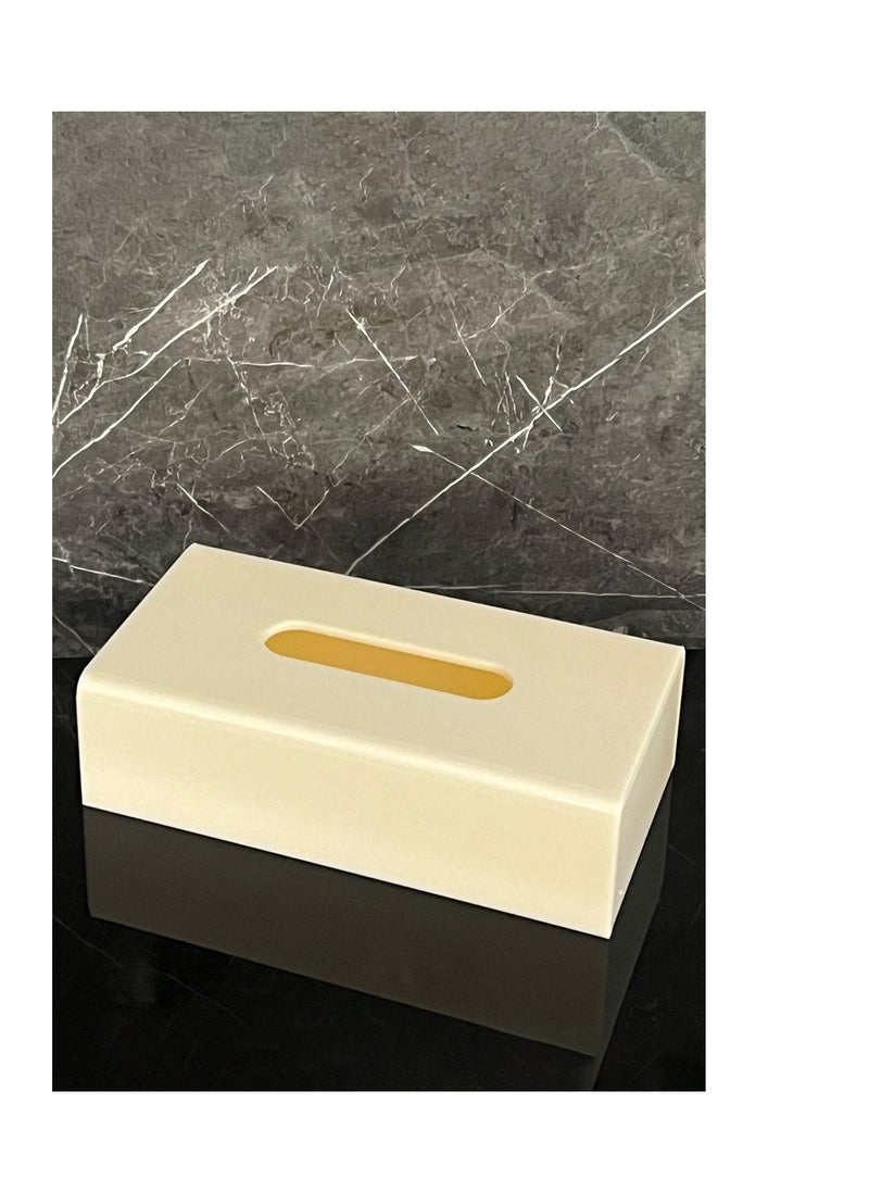 A set of incense burner, accessories, and a box of paper tissues.