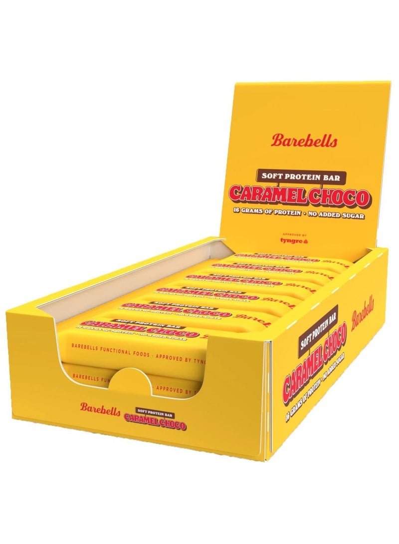 بيربيلز باربيلز قالب بروتين ناعم بالشوكولاتة والكراميل 12 × 55 جم - Image 1