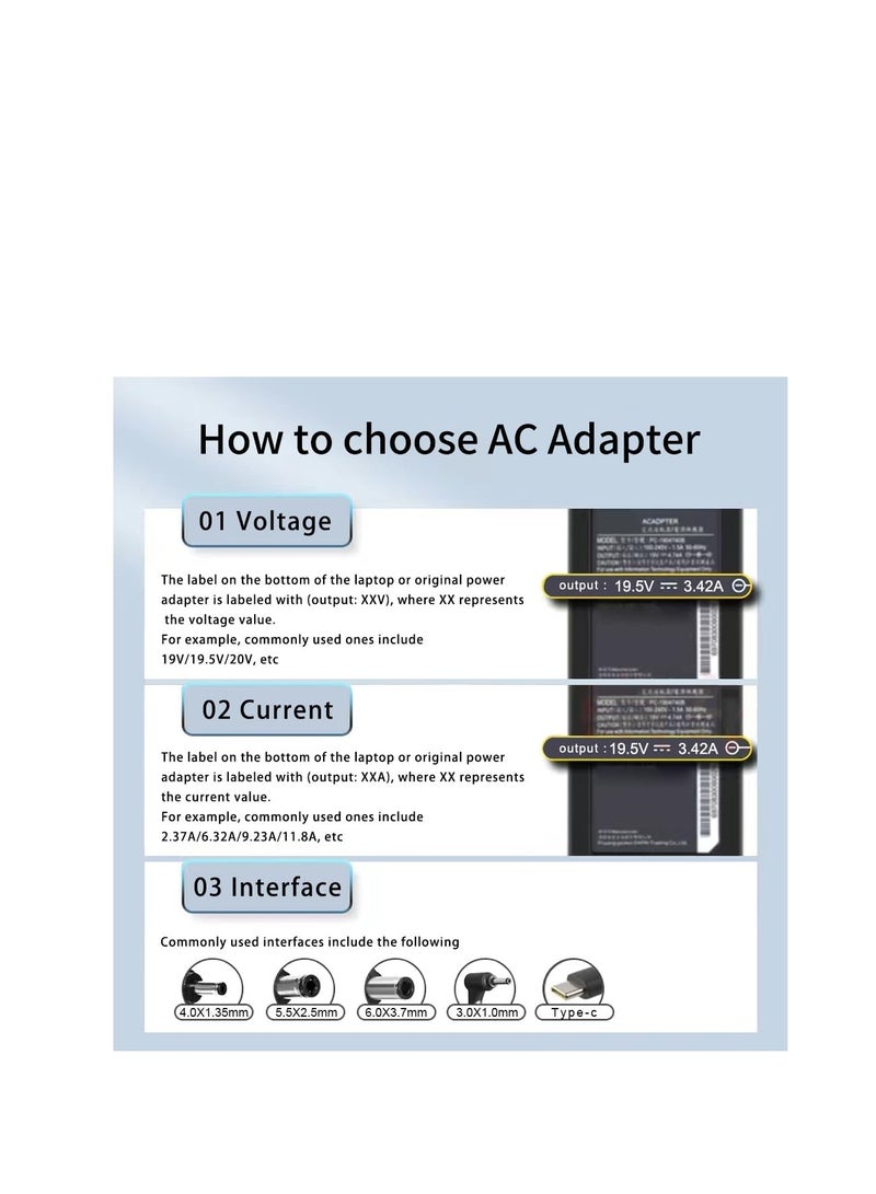 Terabyte محول لابتوب لشاحن أسوس 180 واط 20 فولت 9 أمبير 6.0x3.7 مم ROG Zephyrus G14 G15 GA401IV GA502DU TUF505DU FX506L A17 مع كابل قابس المملكة المتحدة - Image 5