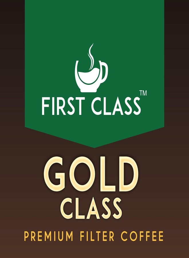 First Class Filter Coffee - Gold Class. 85% Coffee, 15% Chicory, Pure Chikmagalur Filter Coffee Powder. Arabica. 100% Organic. No Chemicals, No Added Flavors, No Artificial Aroma. 200 g - Image 5