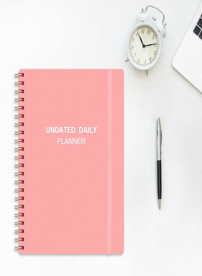 Tiankool Undated Daily Planner - Undated Planner with Hourly Schedules, Action Items and Follow-up, A4 Daily Organizer Notebook to Increase Productivity, Appointment Book for Time Management, 8.5 × 11 Inch - Image 4