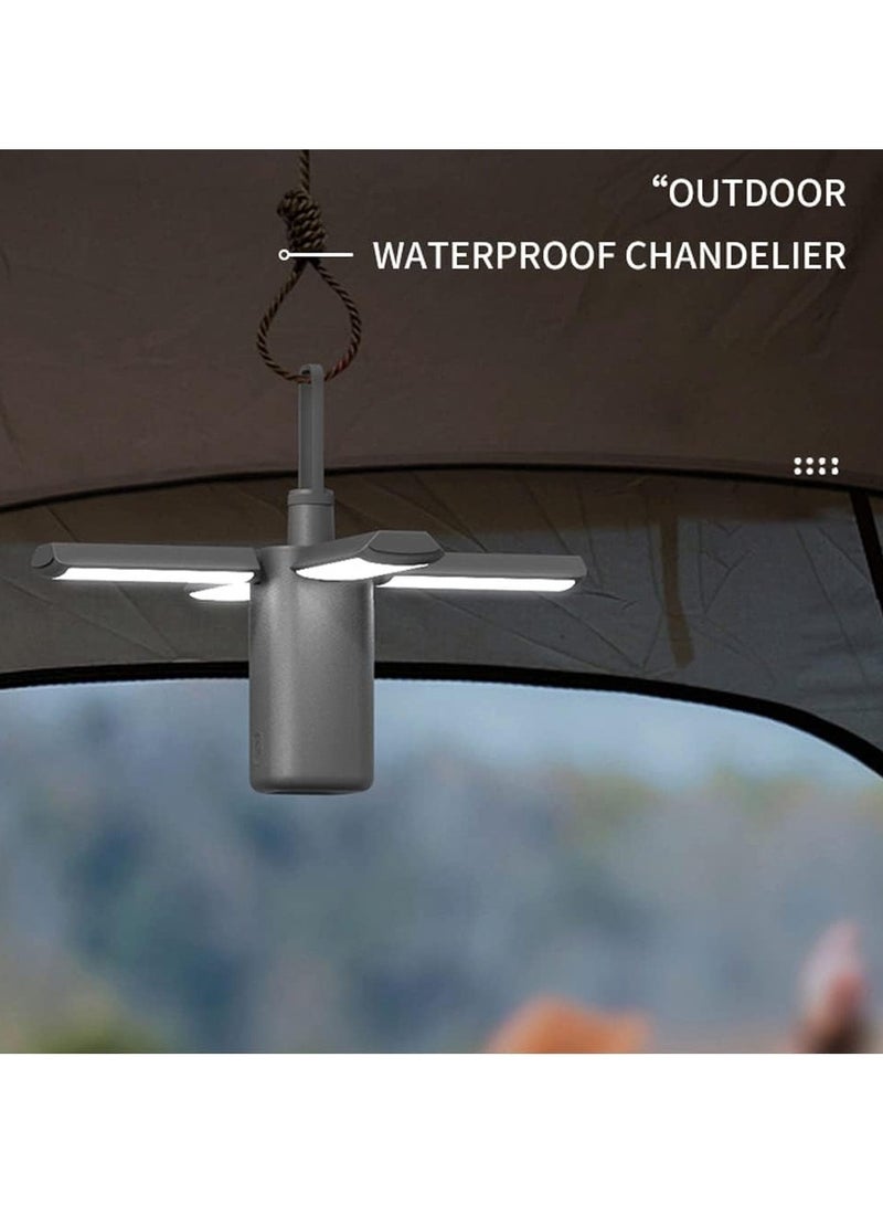 general Outdoor Camping Light Portable Camping Lantern Foldable Flashlight Mobile Power Waterproof with 4 Light Modes for Camping Tent Hiking - Image 4