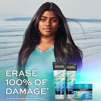 John Frieda John Frieda Deep Sea Hydration Shampoo Moisturising Shampoo for ColourTreated Dry Damaged Hair 250ml  - Image 2