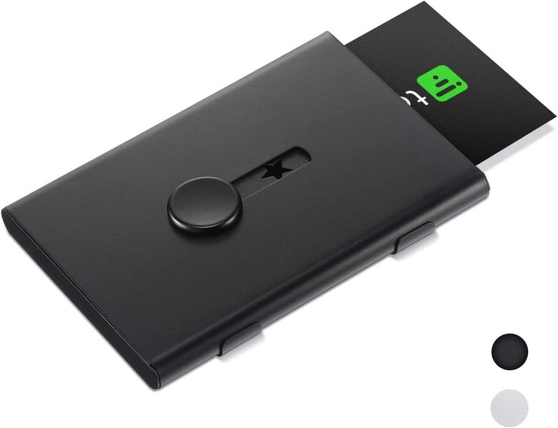 Luckam Stainless Steel Business Card Holder & Thumb Drive Case, 2 Pack - Sleek Design for Men & Women, Slide Out Card Holders, Suitable for Professionals - Image 4