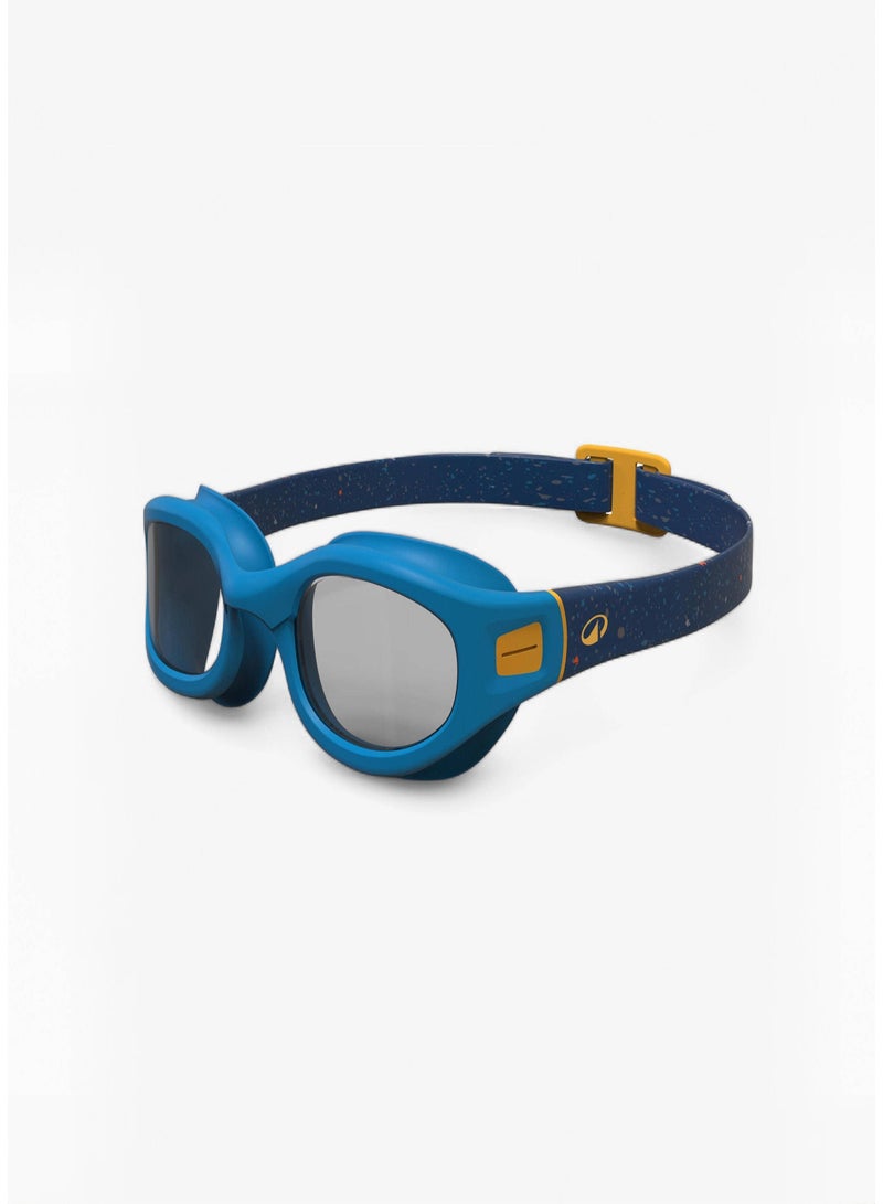NABAIJI NABAIJI by DECATHLON, Kids Swimming Goggles UV Protection Anti Fogging Clear Lenses Blue Yellow  - Image 1