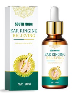 SOUTH MOON Ear Drop for Tinnitus,for Hearing Loss and Reduces Itching,Tinnitus Relief,Ear Ringing Relieving Oil,Tinnitus Ear Drop,Ear Drops Treatment  - Image 1