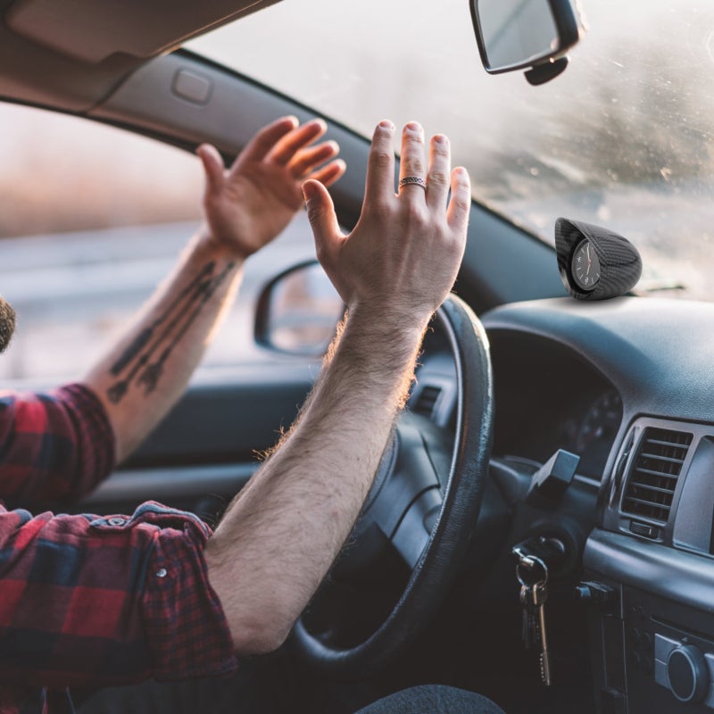 🚗 ساعة لوحة قيادة للسيارة بشاشة مضيئة للرؤية الليلية - Image 4