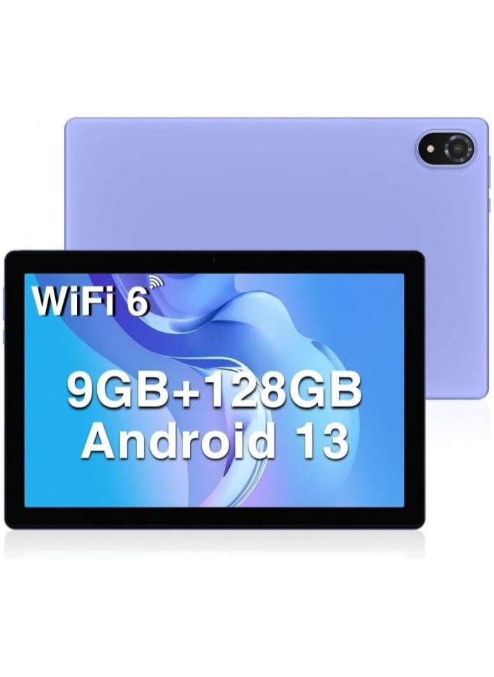 Doogee DOOGEE U10 Touch Tablet 10.1 Inches (2023), Android 13 Tablet, 128GB ROM (TF 1TB), WiFi6/BT5.0/GPS/OTG (Purple) 