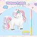 Harrycle Small Unicorn Piata with Stick Blindfold Piata Unicorn for Girls Birthday Party Decorations for Girls Birthday Princess Fiestas Colorful Party Supplies - Image 4