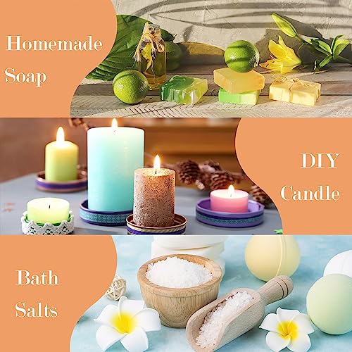 SALUBRITO Fresh Fruit Fragrance Oils Set, Essential Oils for Diffuser, Candle, Soap Making - Strawberry, Sweet Orange, Pineapple, Coconut, Bergamot, Grapefruit, 6X10ml - Image 5
