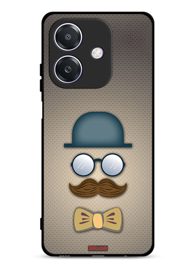 Tolwak Oppo A3x 5G Protective Case Cover ManS Head Art  - Image 1