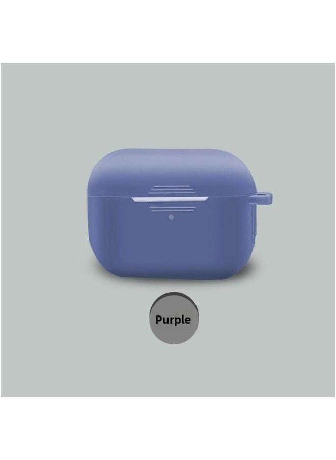 Generic - Protective Case For Airpods Pro Apple Third Generation Airpodspro2 Wireless Headset Silicone Case-Color:2107C Purple-Applicable Model:Airpods Pro2 (one-piece Model With Ears And No Dust Plug) - Image 1