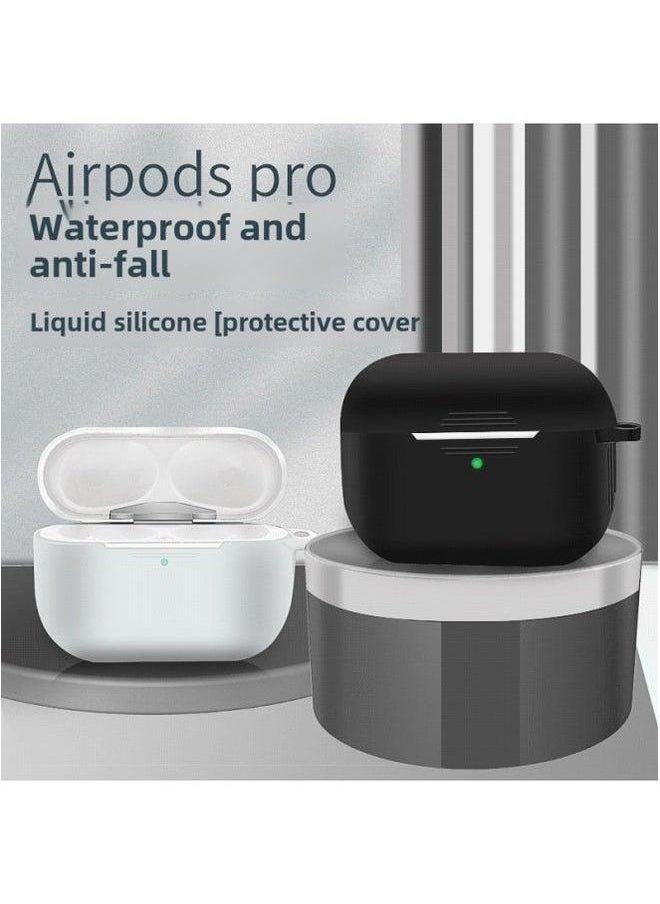 Generic - Protective Case For Airpods Pro Apple Third Generation Airpodspro2 Wireless Headset Silicone Case-Color:2107C Purple-Applicable Model:Airpods Pro2 (one-piece Model With Ears And No Dust Plug) - Image 1