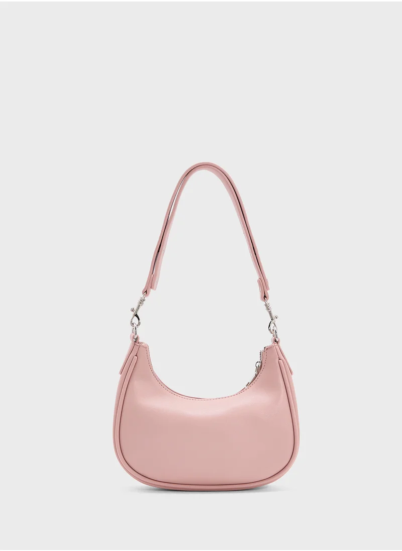 ايلا Weave Detail Shoulder Bag