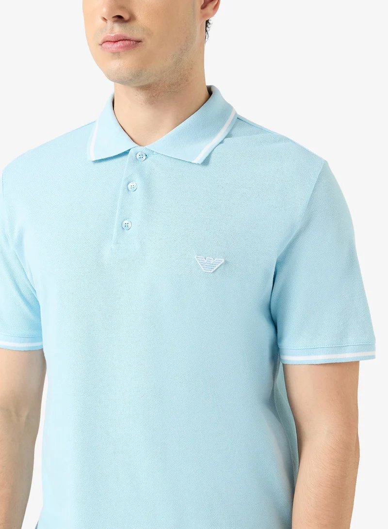 EMPORIO ARMANI  Logo Polo for Men | Best Price UAE