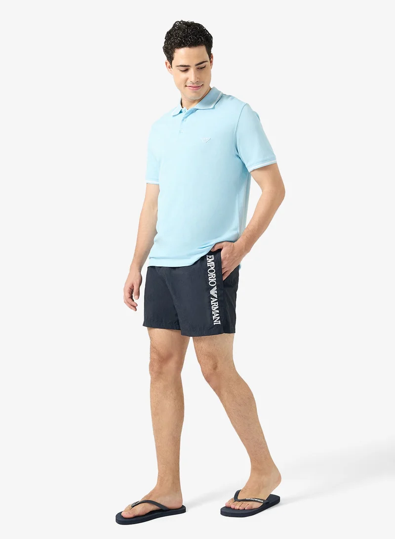 EMPORIO ARMANI  Logo Polo for Men | Best Price UAE