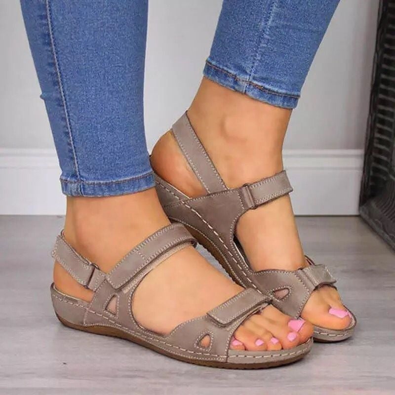 Plus Size New 2024 Summer Casual Women'S Sandals Buckle Open Toe Women'S Shoes Independent Station - Image 1