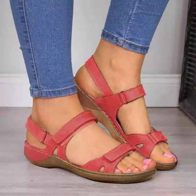 Plus Size New 2024 Summer Casual Women'S Sandals Buckle Open Toe Women'S Shoes Independent Station - Image 4