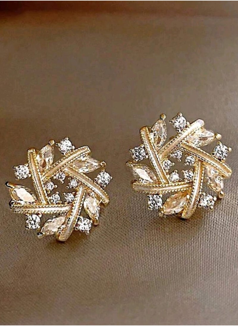 Shein - 1pair Fashionabl Earrings - Image 1