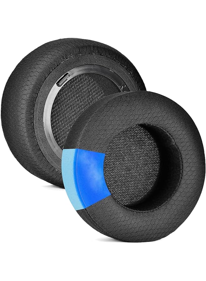 erorex Replacement Earpads Corsair Virtuoso Ear Cups Earpads For Earphones Ear Pads Cups For Corsair Virtuoso Rgb Wireless Se Gaming Headset Cooling Black Soccer Net - Image 1