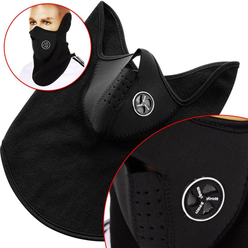 Generic AKORD Windproof Face Mask Cover Caps Winter Warm Face Cover Neck Warmer Ski Hat Winter Outdoor Ski Mask Headcover - Image 2