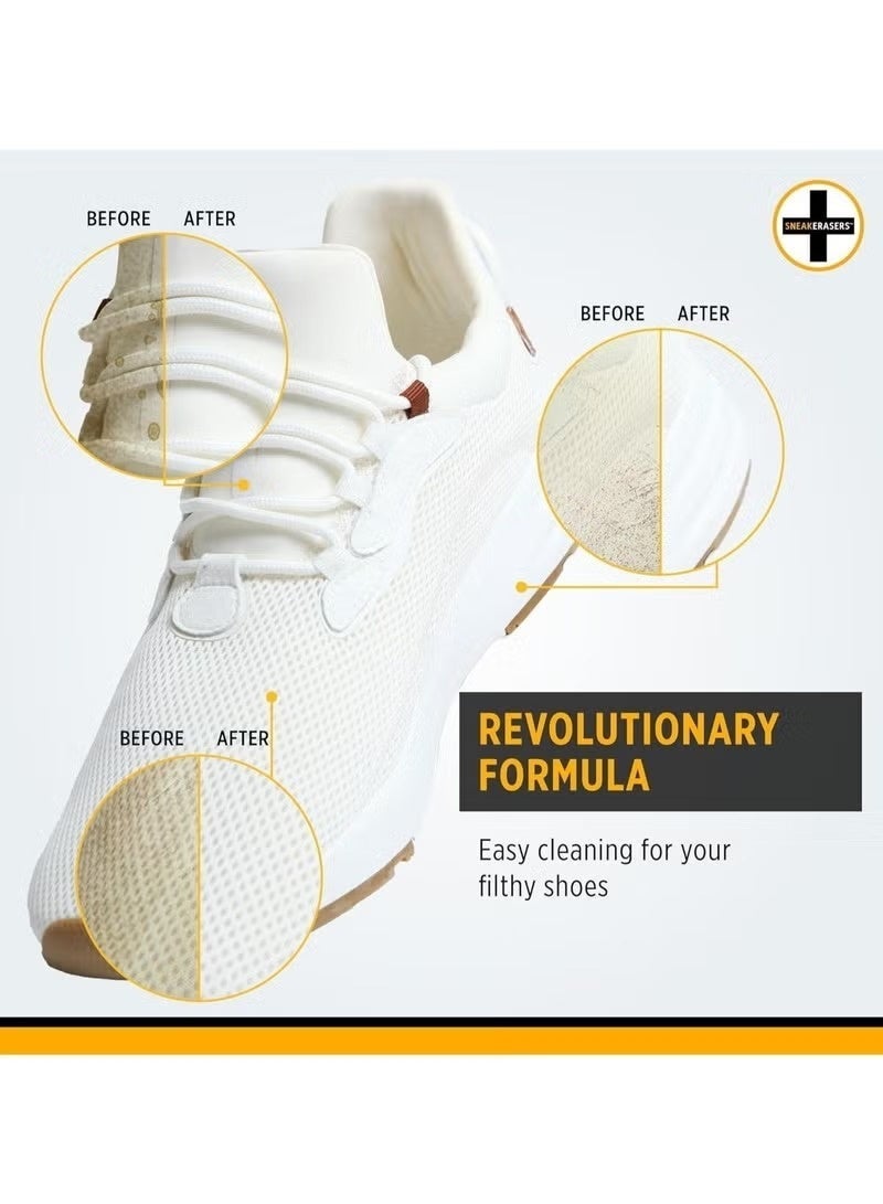 Premium Sneaker Cleaning Kit with Foam Shoe Cleaner, Soft & Hard Brushes, Microfiber Towel, Shoe Care Kit for White Sneakers, Sports Shoes, Canvas, Leather, Suede & Trainers, Portable Shoe Cleaning Set - Image 5