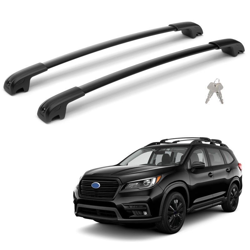 220Lbs Roof Rack Crossbars Compatible with Subaru Ascent 20192025 with AntiTheft Lock Heavy Duty Aluminum AntiCorrosion Cross Bar Fit Luggage Luggage Kayaks Bicycles Snowboard
