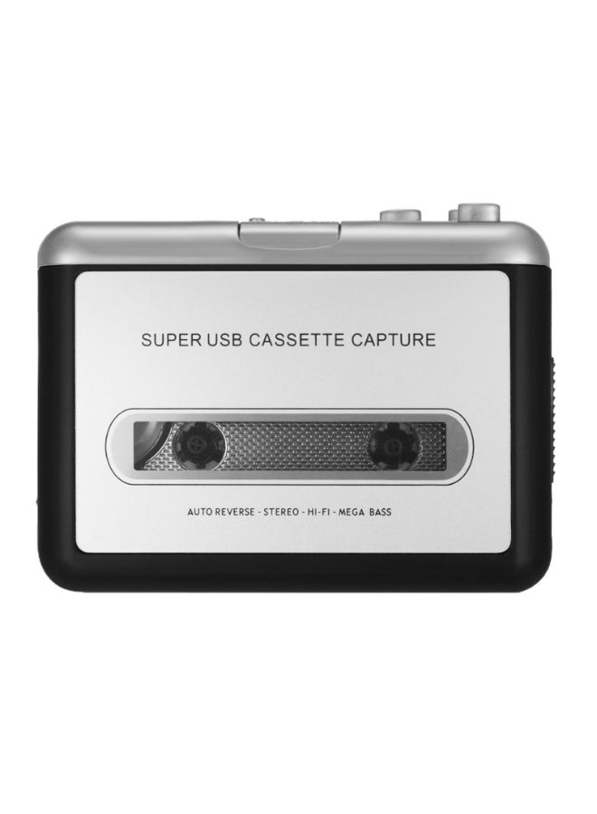 إزكاب محول USB لالتقاط الكاسيت من شريط إلى MP3 مع سماعة أذن V2851_P أسود - Image 5