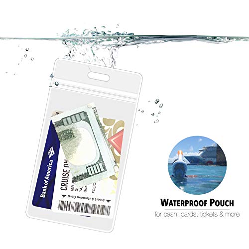 Cruise On Lanyards with ID Holder (2 Pack), Mermaid & Cruise Ship Design for Key Cards (Gray & Blue), Waterproof & Durable for 2025 & 2026, Ideal for Carnival, Royal Caribbean & Disney - Image 5