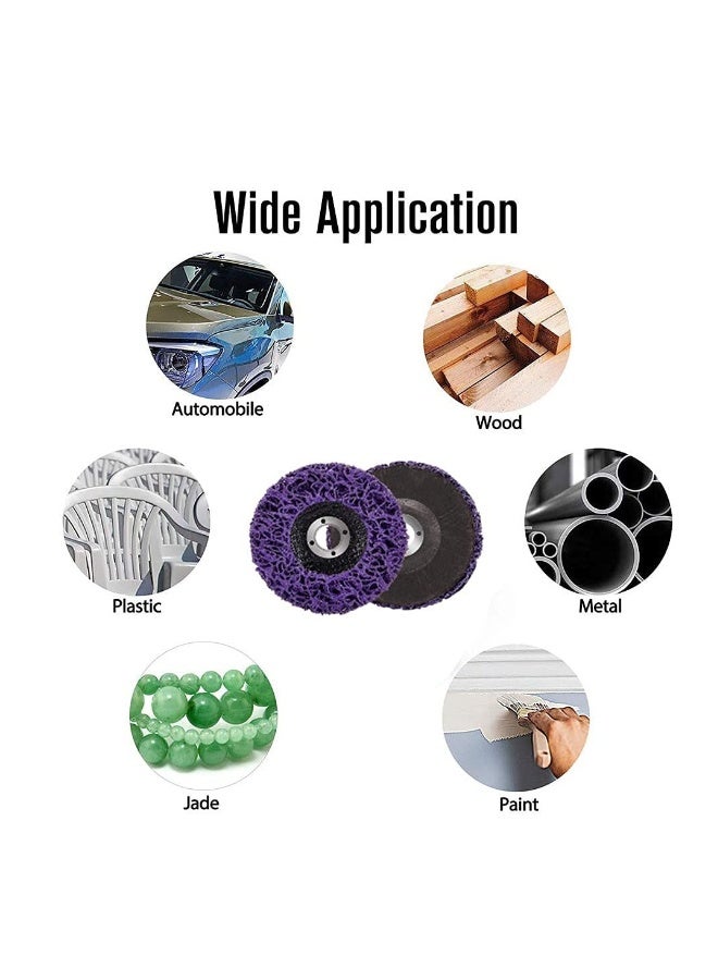 3 Pack Strip Discs Stripping Wheel, for Angle Grinder Paint Strip Wheel Quick Abrasive Discs Rust, Oxidation, Paint Remover  - Image 5