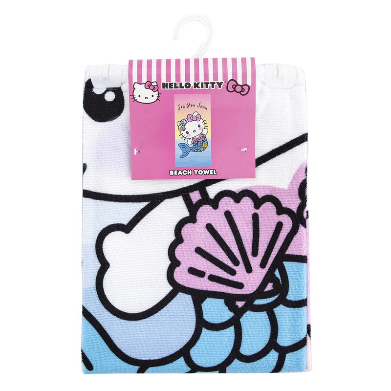 Northwest Hello Kitty Beach Towel, 30" x 60", Sea You Soon - Image 2