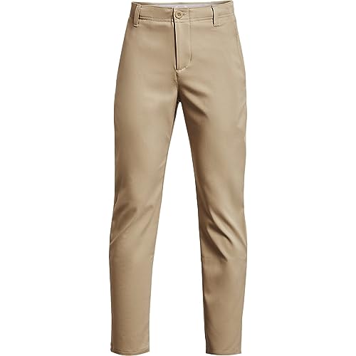 Under Armour Boys Showdown Pants , Barley (233)/Halo Gray , Large - Image 1