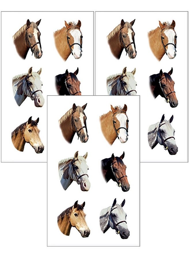 Playhouse Pack Of Three Perforated Sticker Halfsheets For Crafts Trading & Collecting Handsome Horses 1 Pack - Image 2