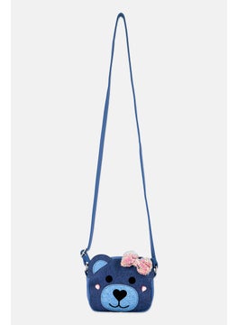 Miss Gwen's OMG Kids Girl Cross Body Bags 13 H x 15 L x 4 W cm, Sage Blue  - Image 1
