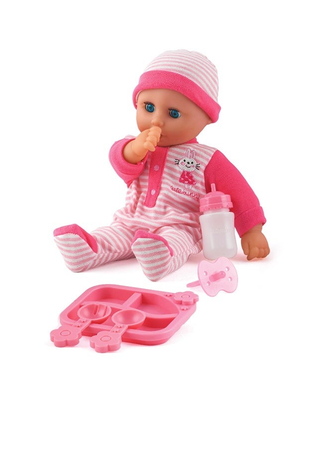 dolls world Talking Tilly 12 inch Interactive Soft Doll 16 Real Baby Sounds from Peterkin gift for kids of Age above 10 months  - Image 3